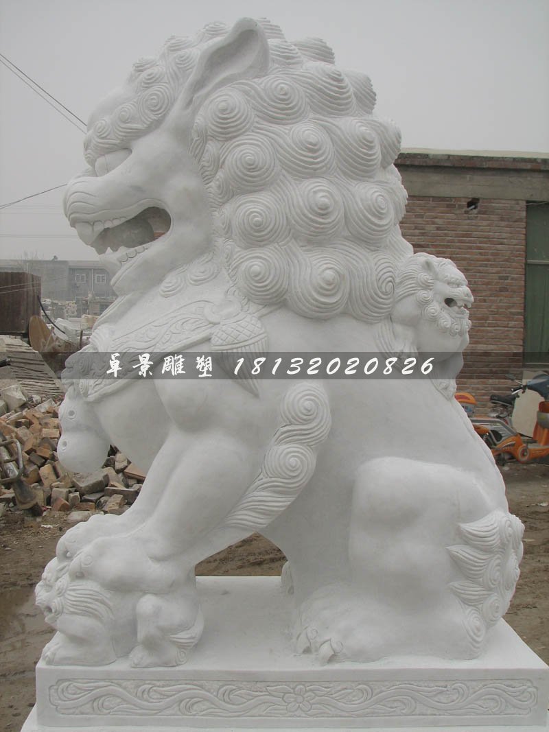 獅子石雕，石頭獅子，曲陽獅子