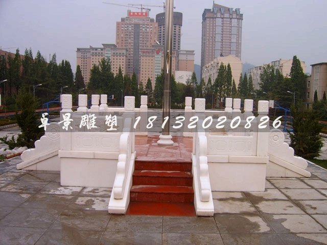 學(xué)校升旗臺(tái)，漢白玉升旗臺(tái)，學(xué)校白玉石升旗臺(tái)