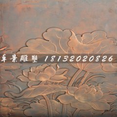 鍛造荷葉雕塑，銅荷葉雕塑
