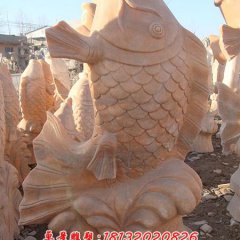 石雕魚，石頭魚石雕