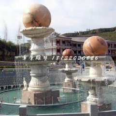 石頭風(fēng)水球，石雕風(fēng)水球雕塑