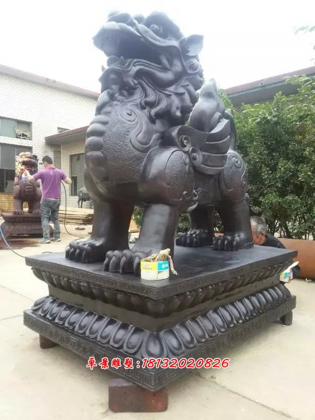 銅麒麟，銅雕麒麟，鑄銅麒麟雕塑