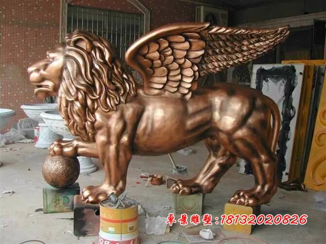 獅子銅雕，廣場(chǎng)銅雕獅子雕塑