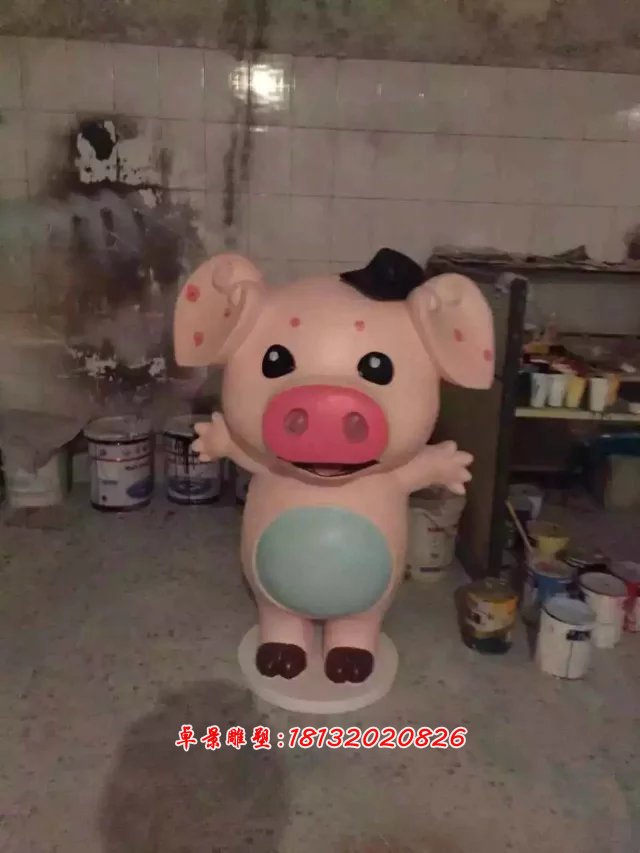 玻璃鋼卡通動(dòng)物雕塑，玻璃鋼小動(dòng)物雕塑