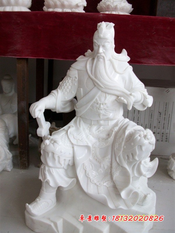 關(guān)二爺石雕，漢白玉關(guān)二爺?shù)袼? />
                    <div   id=