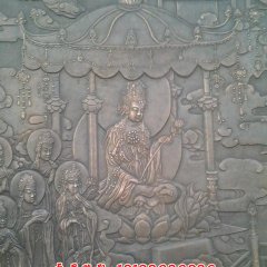 寺廟銅浮雕，紫銅浮雕