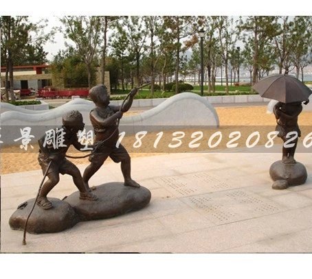 人物銅雕，公園小品銅雕 (5)