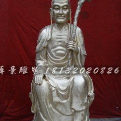 十八羅漢銅雕，鑄銅十八羅漢雕塑