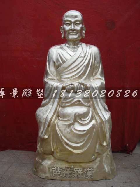十八羅漢銅雕，鑄銅十八羅漢雕塑 (8)
