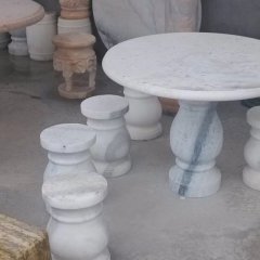大理石石桌石凳，公園石桌石凳