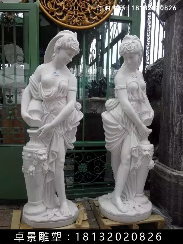 西方人物石雕，西方美女石雕 (4)