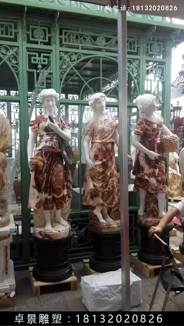西方人物石雕，西方美女石雕 (6)