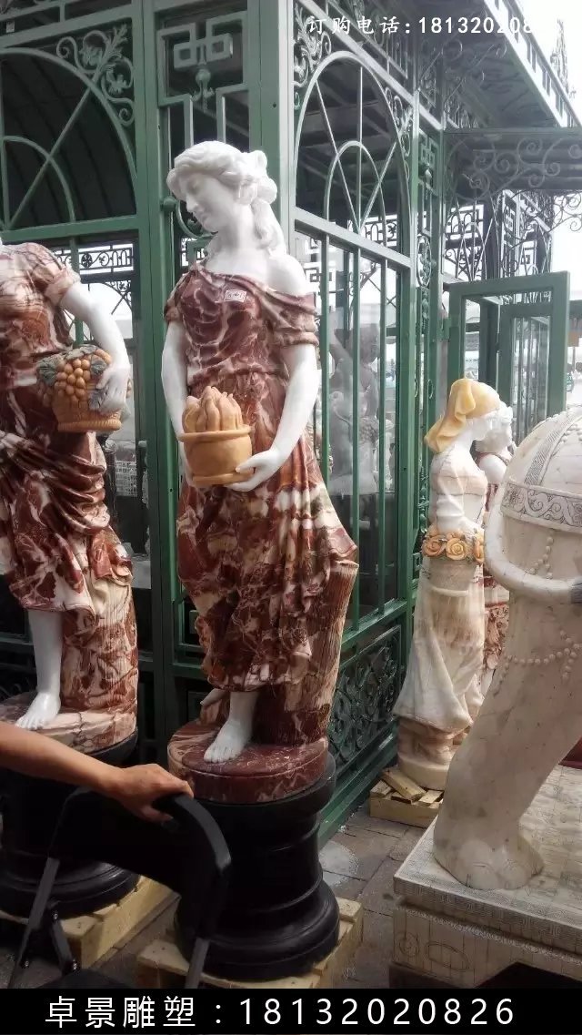 西方人物石雕，西方美女石雕 (7)