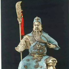 關(guān)帝圣君銅雕，鑄銅關(guān)帝圣君雕塑