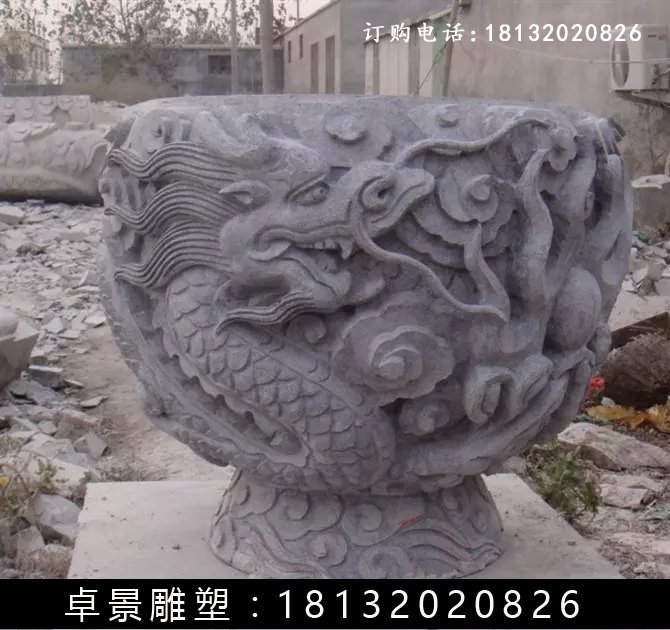 石水缸，仿古石水缸 (4)