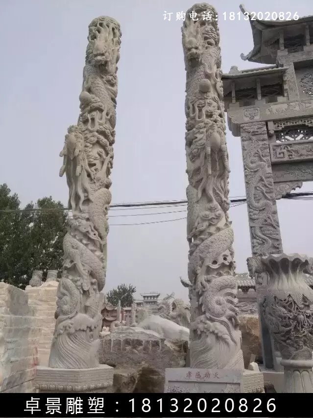 石柱，盤龍柱，龍柱 (2)