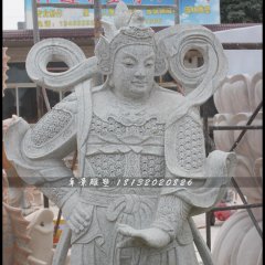 韋佗護法石雕，大理石韋佗雕塑