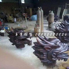十二生肖獸首銅雕，十二生肖銅雕