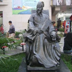 諸葛亮銅雕，歷史名人銅雕