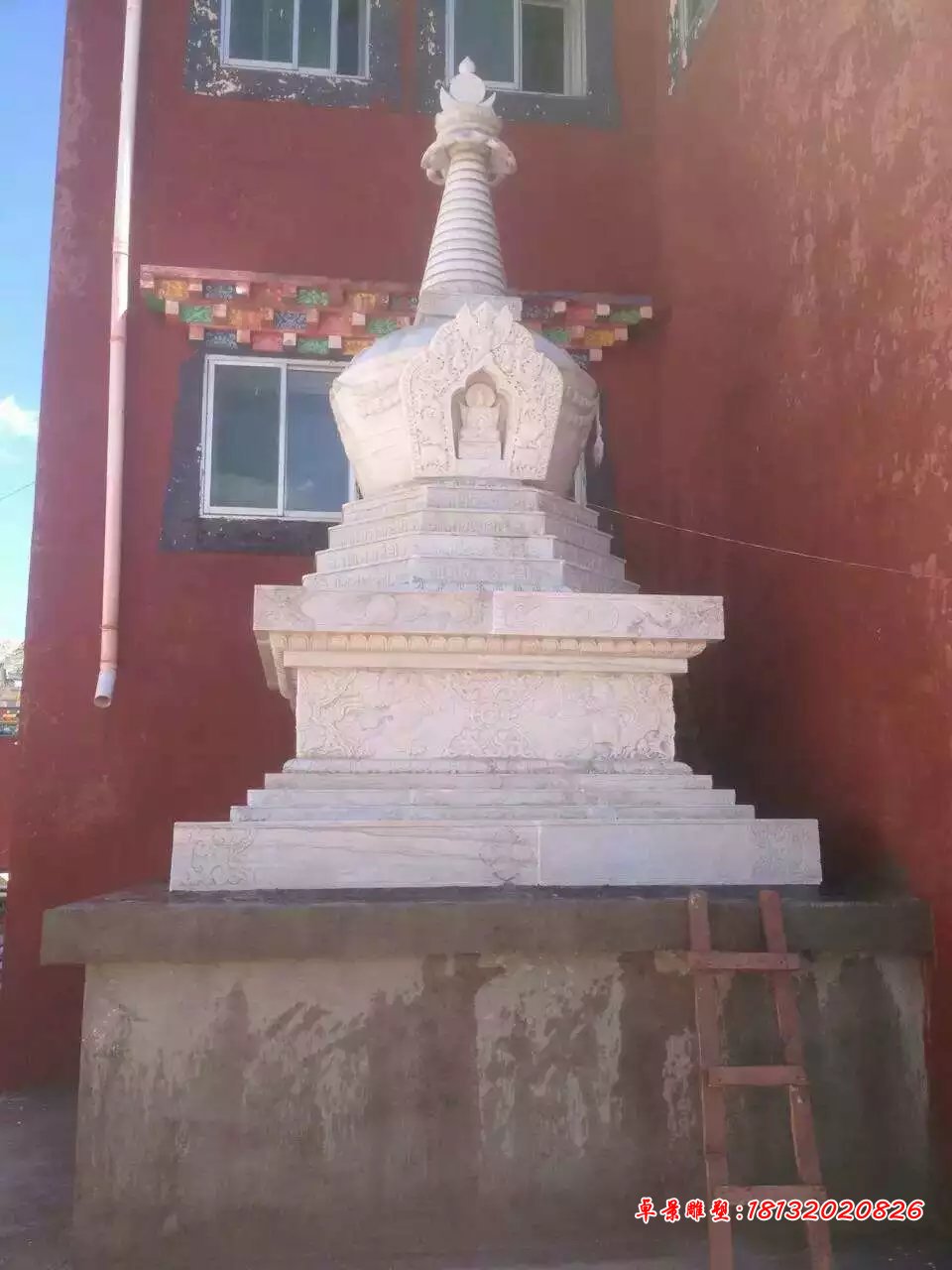 白塔石雕,漢白玉白塔石雕 (3)