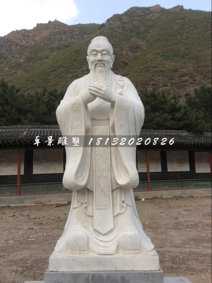 孔子雕塑，校園名人雕塑