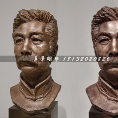 魯迅銅雕，校園名人銅雕