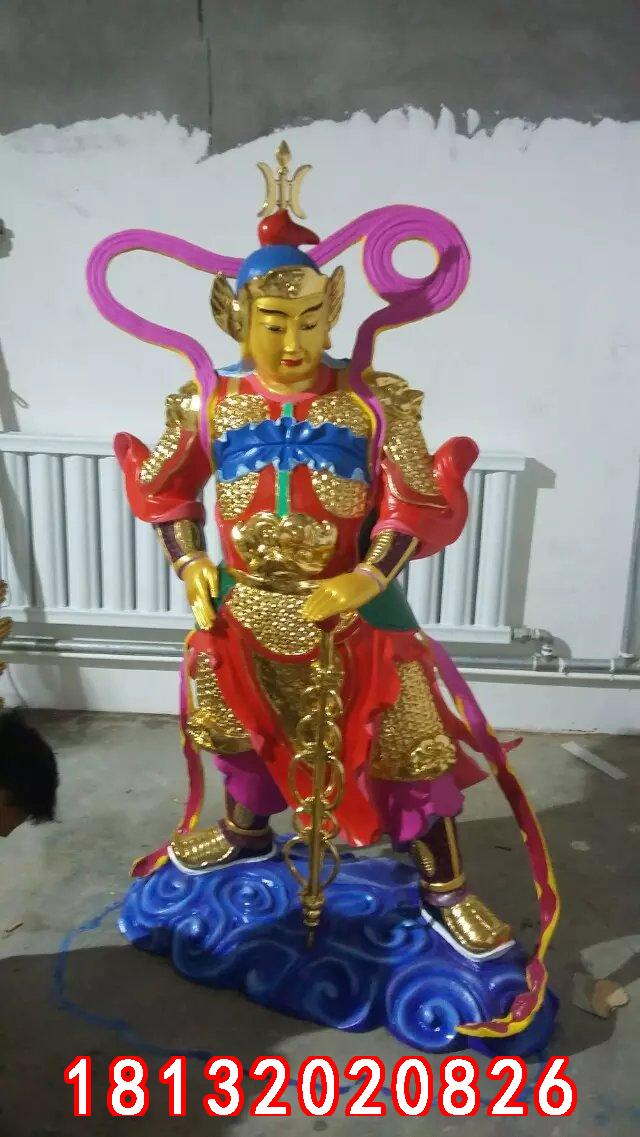 玻璃鋼韋佗雕塑，玻璃鋼韋佗護法雕塑 (2)