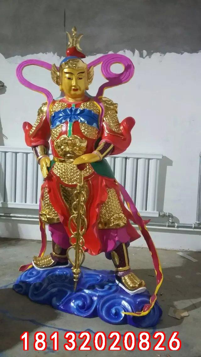 玻璃鋼韋佗雕塑，玻璃鋼韋佗護法雕塑 (5)