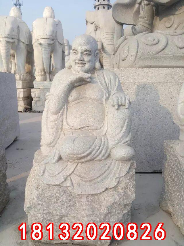 十八羅漢石雕，漢白玉十八羅漢雕塑 (1)
