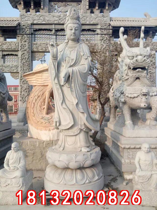 十八羅漢石雕，漢白玉十八羅漢雕塑 (2)