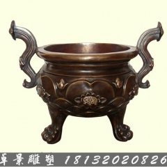銅爐，銅荷花爐