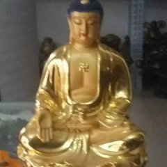 銅佛像，如來佛祖銅雕，鎏金銅佛像