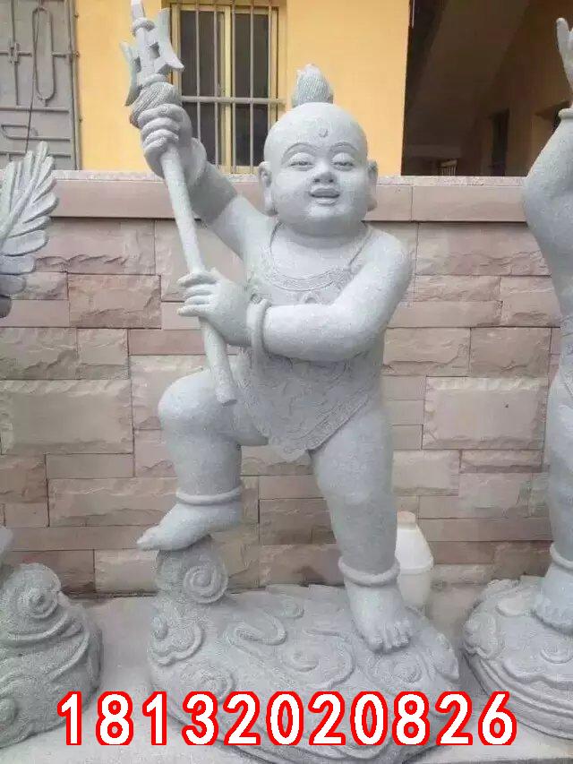 小孩石雕，善財(cái)童子石雕 (3)