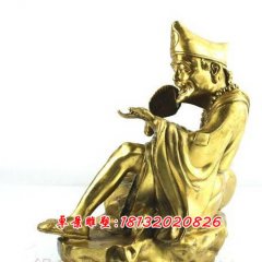 道濟和尚銅雕，濟公銅雕