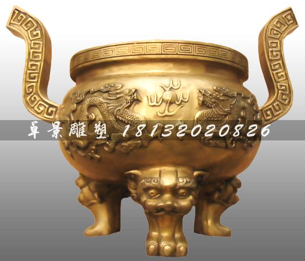 三足圓鼎，鑄銅三足鼎