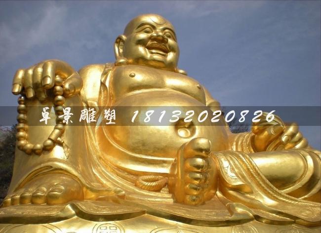 彌勒佛銅雕，銅佛像