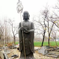 石佛像，地藏王菩薩石雕