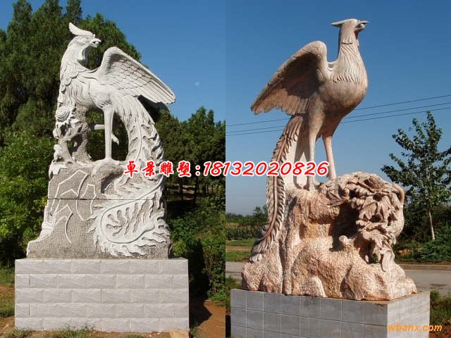 鳳凰石雕,神獸石雕