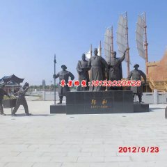 鄭和銅雕，鄭和下西洋銅雕