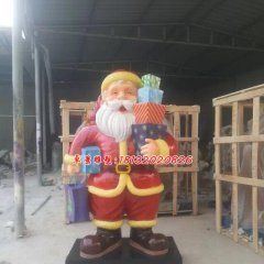 玻璃鋼圣誕老人，卡通玻璃鋼雕塑