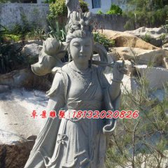 何仙姑石雕，石雕八仙雕塑