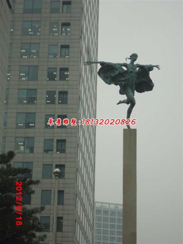 銅雕人物雕塑，廣場女神銅雕