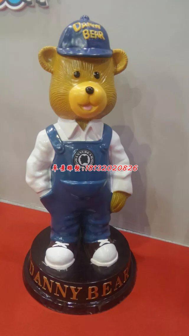 玻璃鋼小熊雕塑,卡通動(dòng)物雕塑 (4)