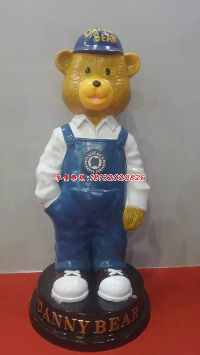 玻璃鋼小熊雕塑,卡通動(dòng)物雕塑 (3)