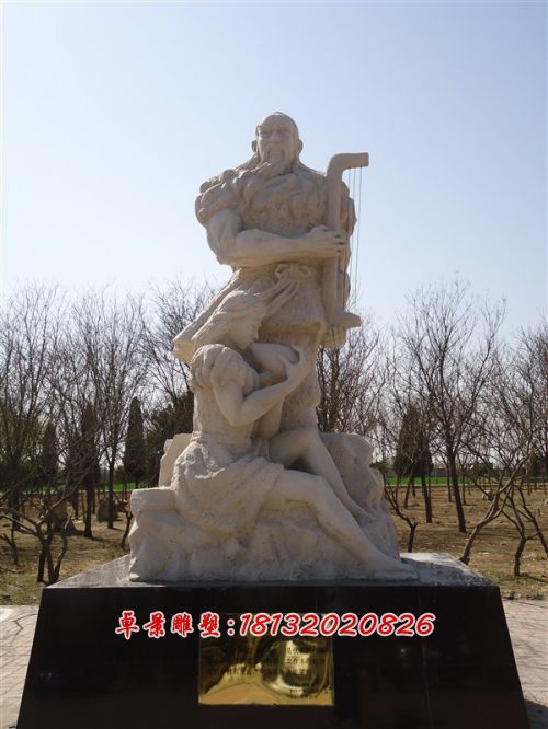玻璃鋼伏羲雕塑，玻璃鋼人物雕塑 (1)
