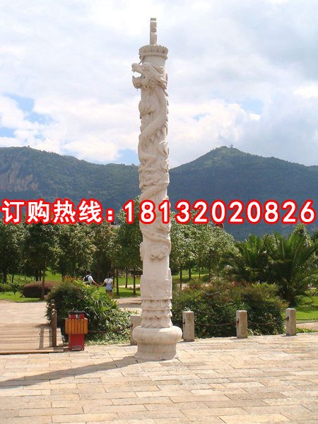龍柱，盤(pán)龍柱，廣場(chǎng)龍柱石雕