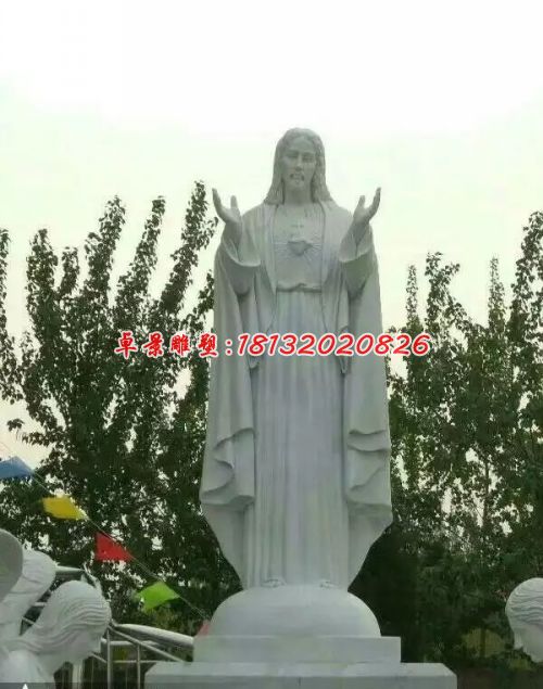石雕耶穌，大理石耶穌雕塑