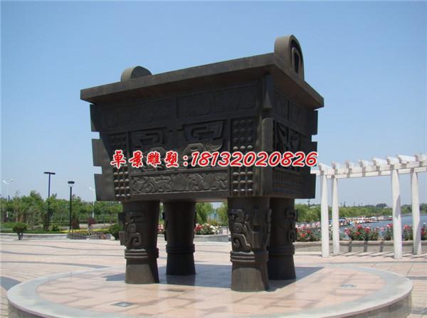 銅鼎，銅盛鼎，四方銅鼎