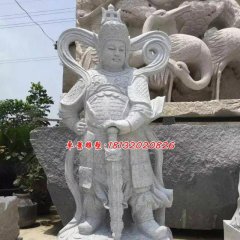 韋陀石雕，大理石韋陀菩薩雕塑