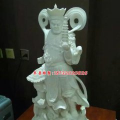 四大天王石雕，漢白玉四大天王